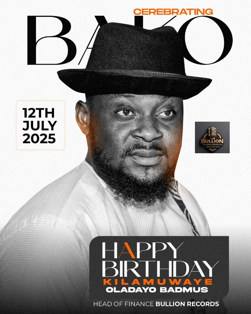 Bullion Records Celebrates Head of Finance, Kilamuwaye Badmus, on His Birthday
